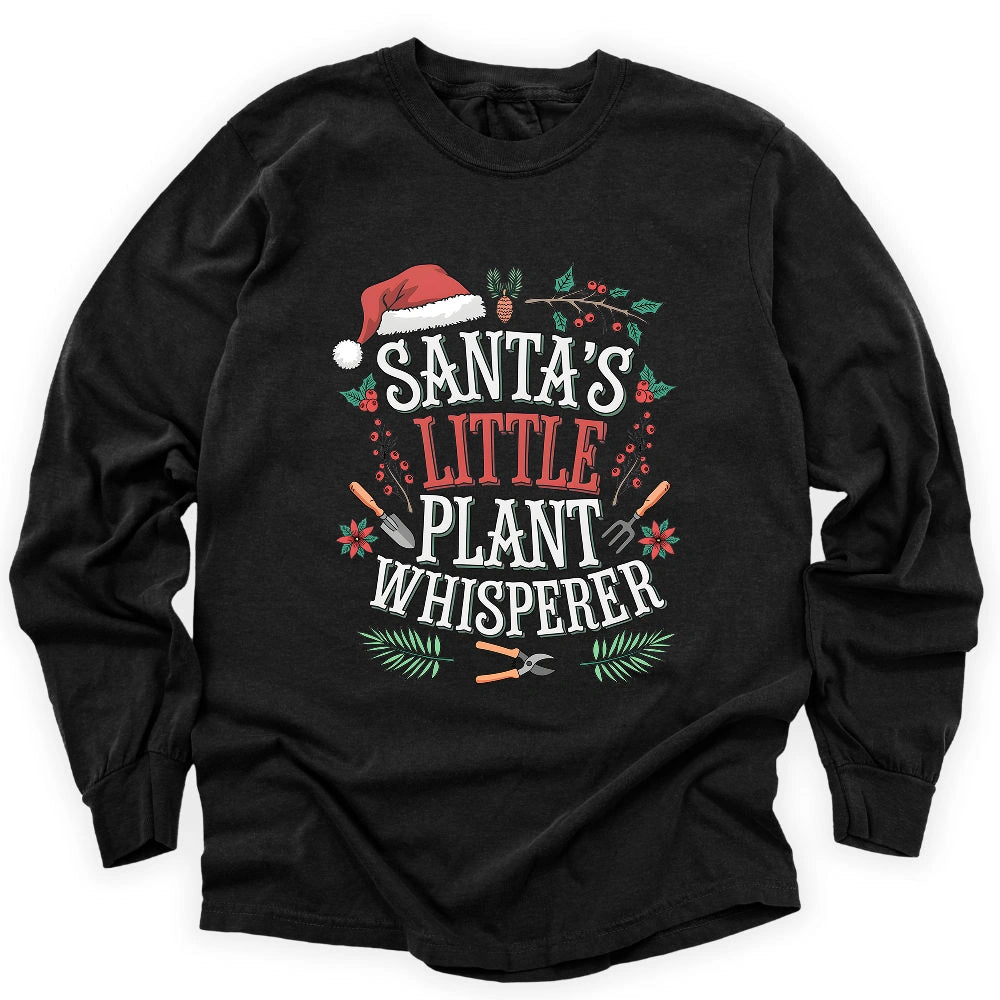 Santa's Little Plant Whisperer Long Sleeve T-shirt