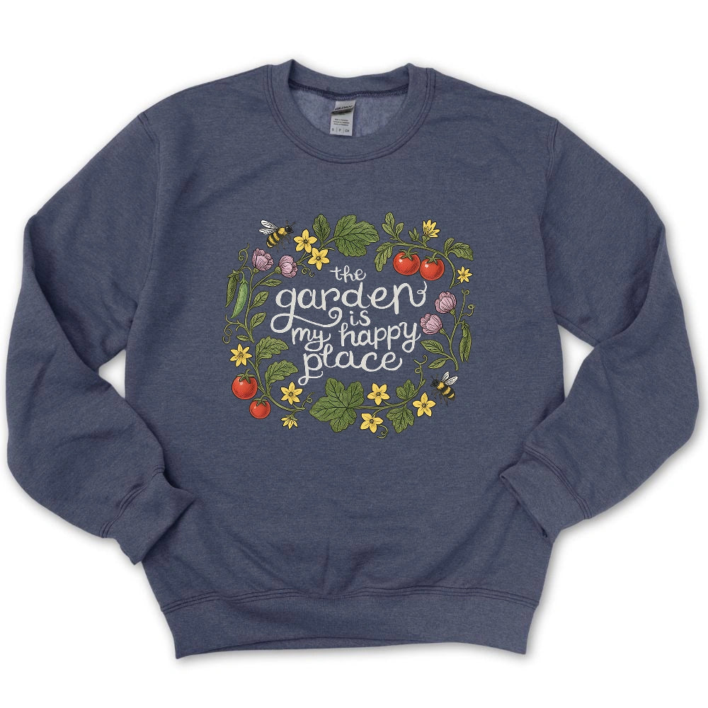 The Garden Is My Happy Place Sweatshirt