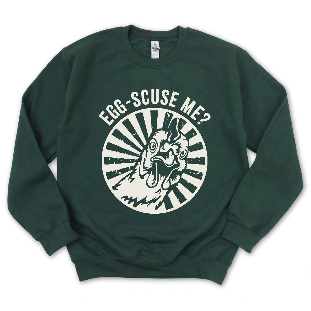 Egg-scuse Me Sweatshirt