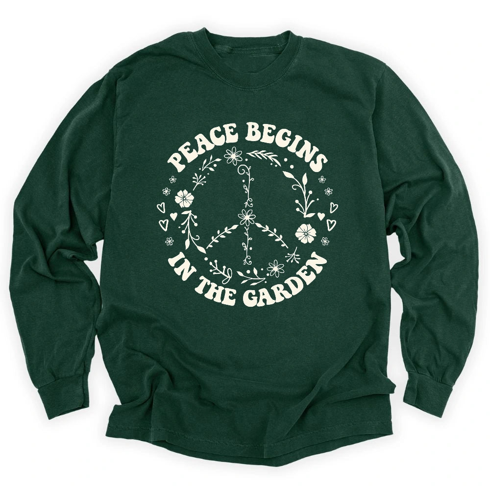 Peace Garden Long Sleeve T-shirt