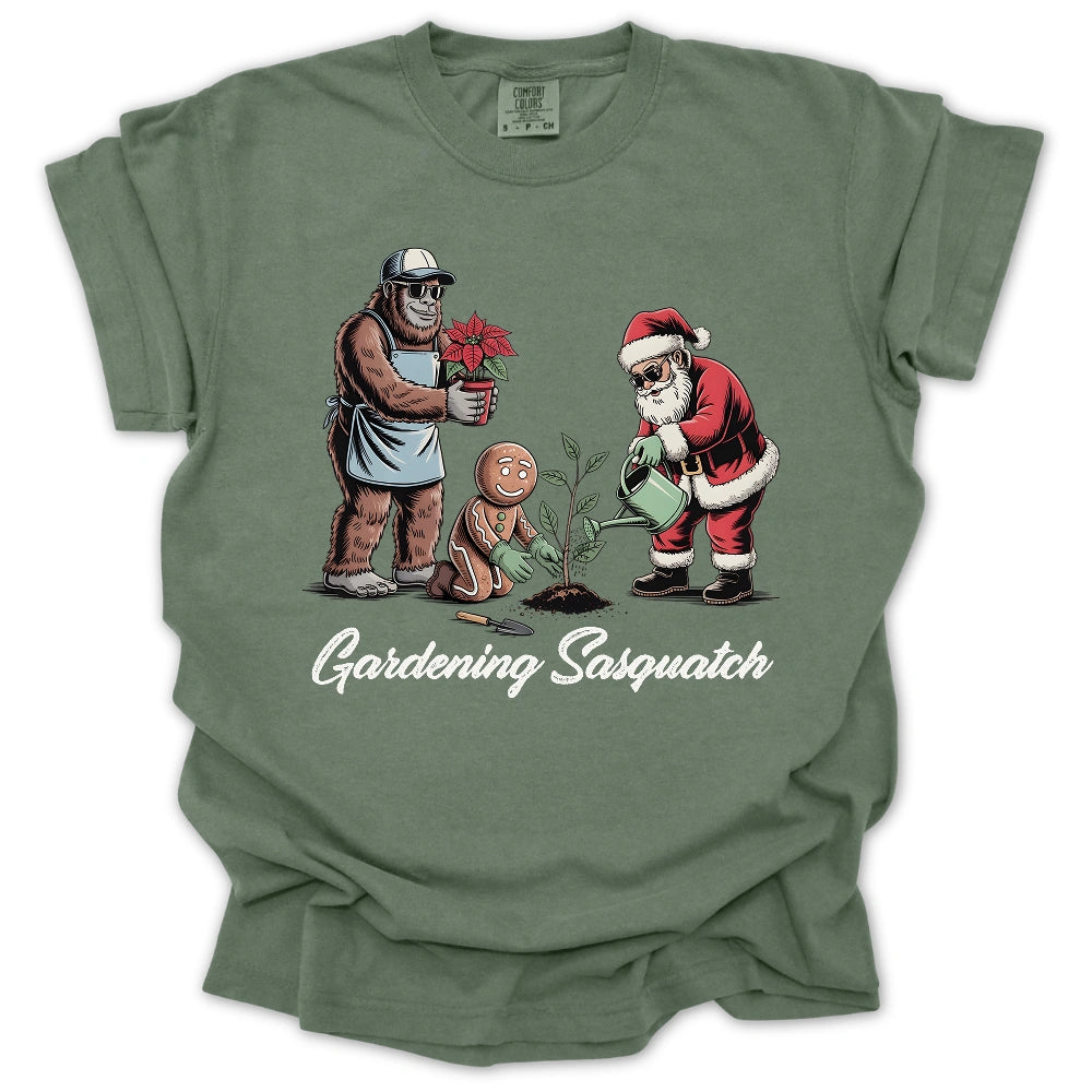 Gardening Sasquatch T-Shirt