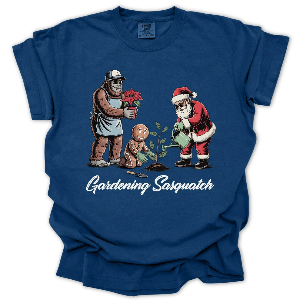 Gardening Sasquatch T-Shirt