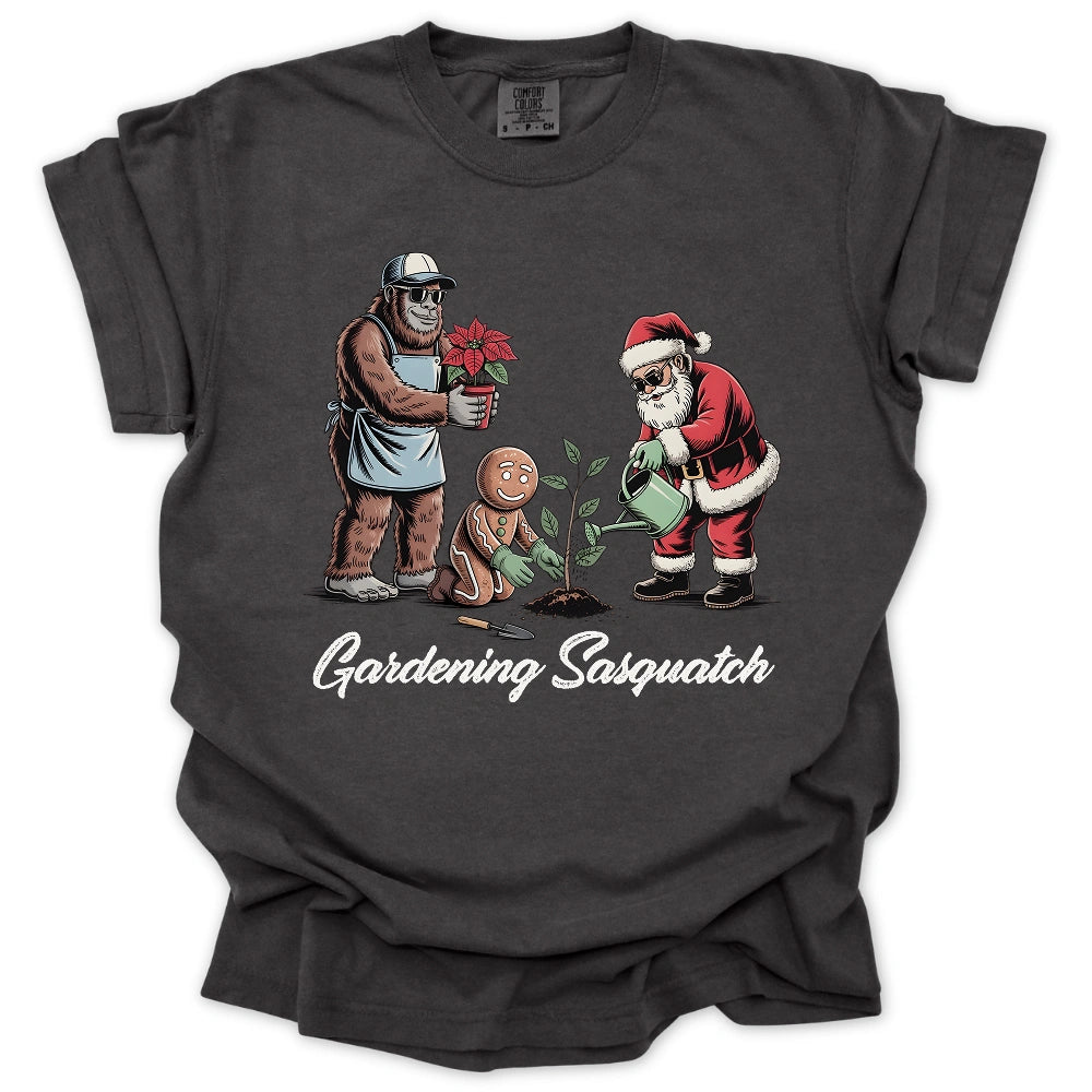 Gardening Sasquatch T-Shirt