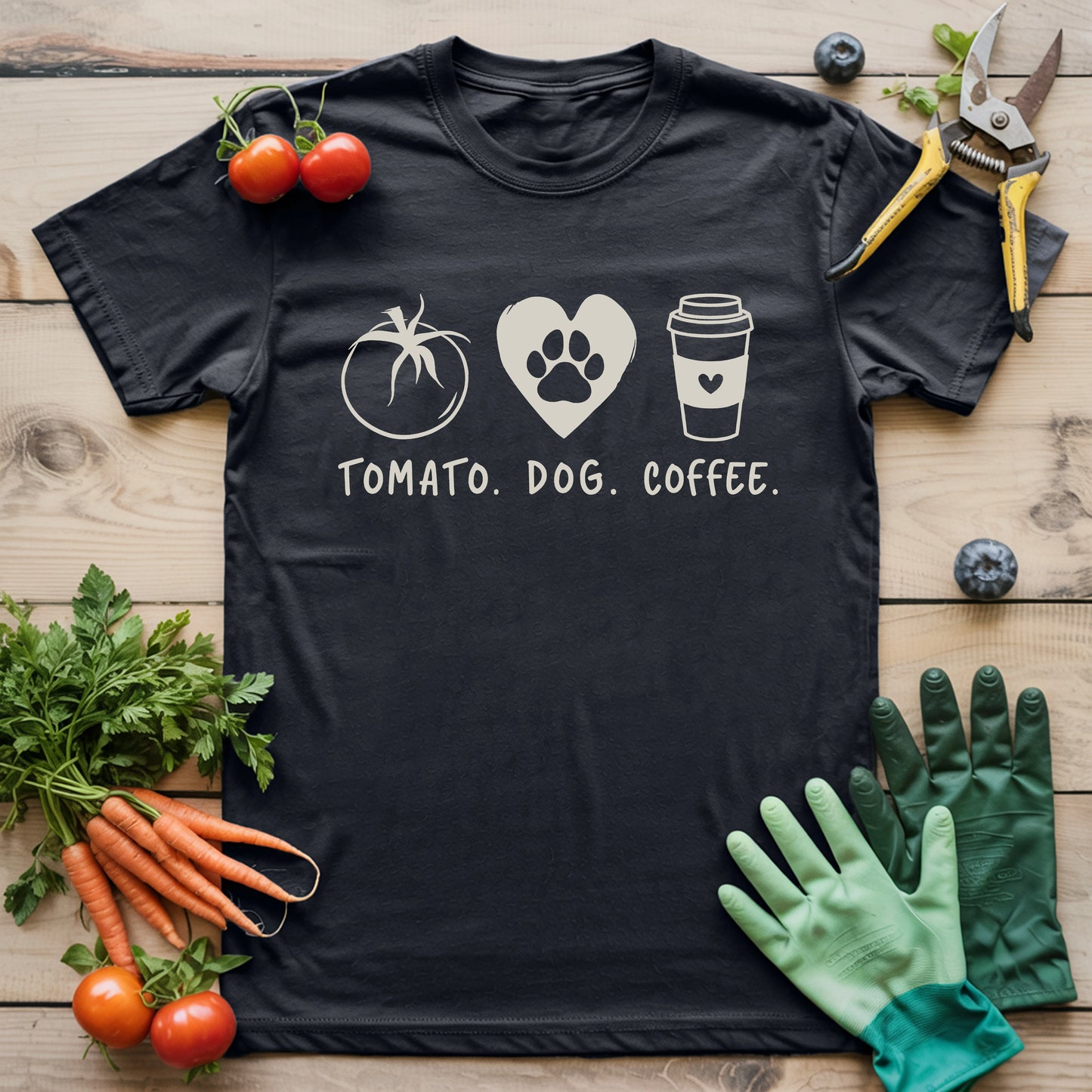 Tomato Dog Coffee T-Shirt