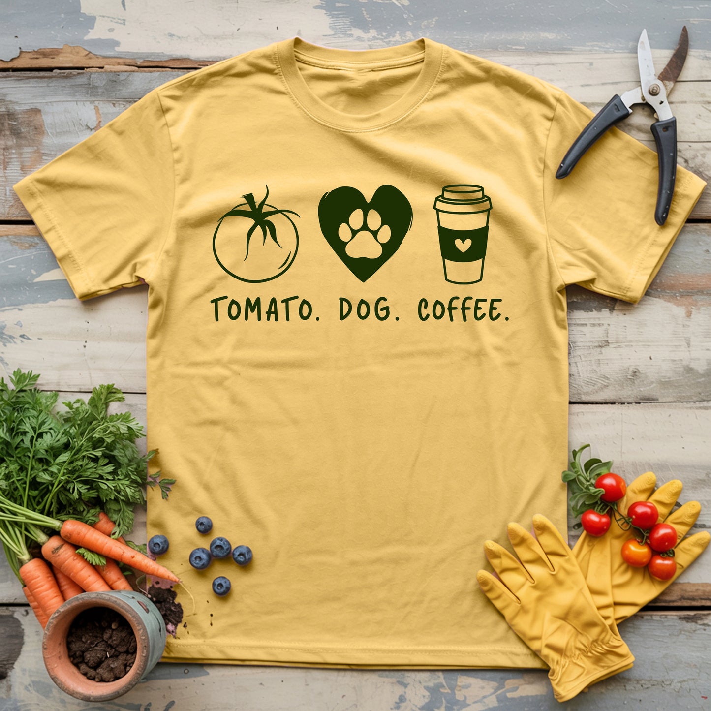 Tomato Dog Coffee T-Shirt