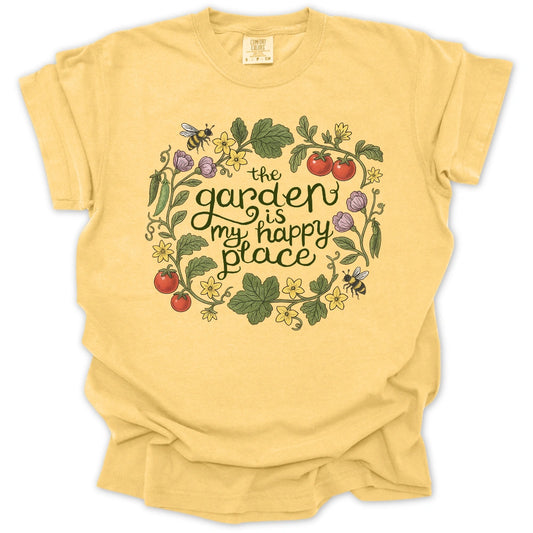The Garden Is My Happy Place T-Shirt