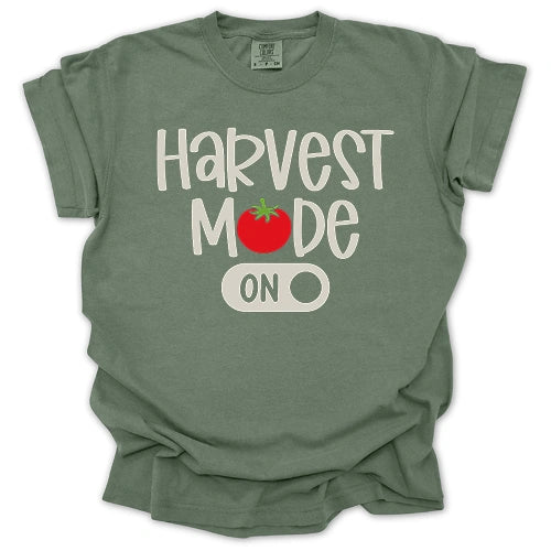Harvesting Mode On T-Shirt