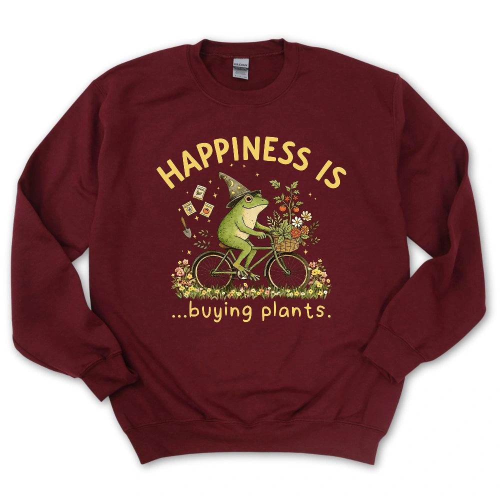Happiness Is Buying Plants Sweatshirt