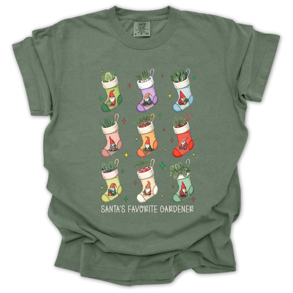 Santa's Favorite Gardener T-Shirt