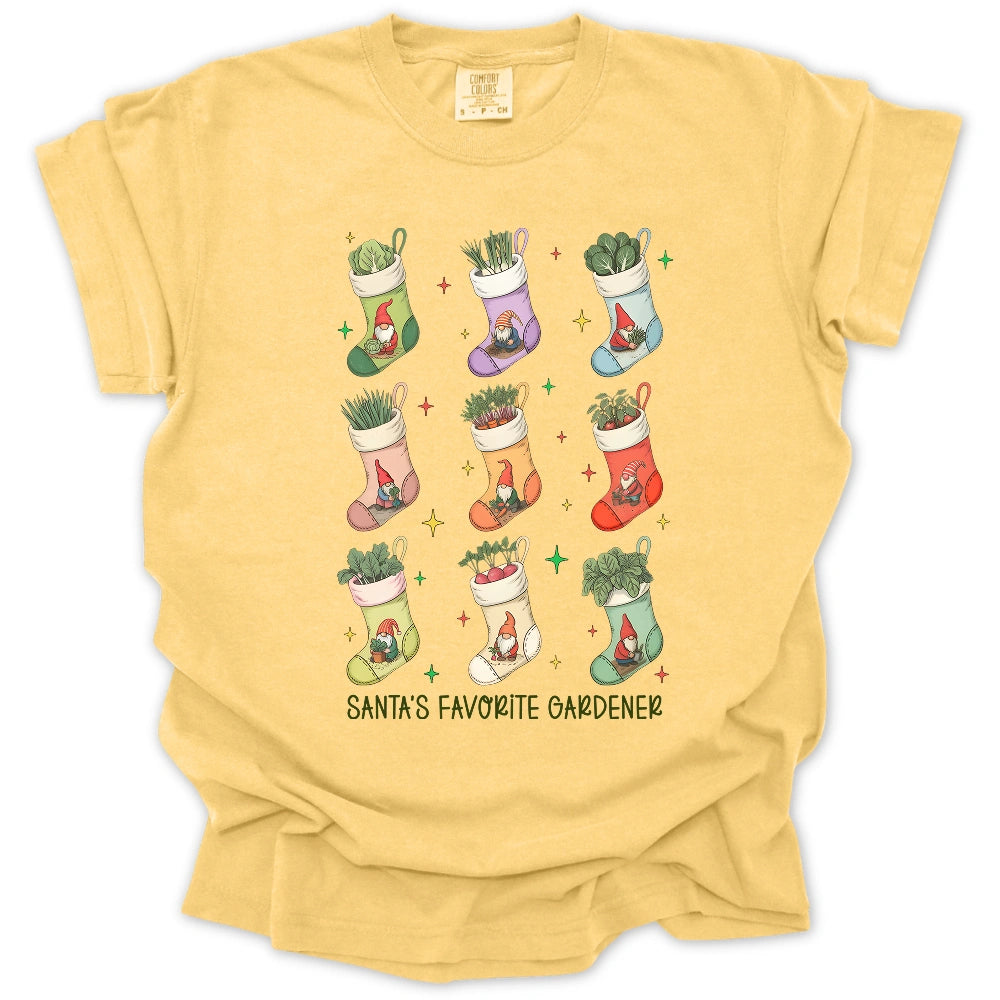 Santa's Favorite Gardener T-Shirt