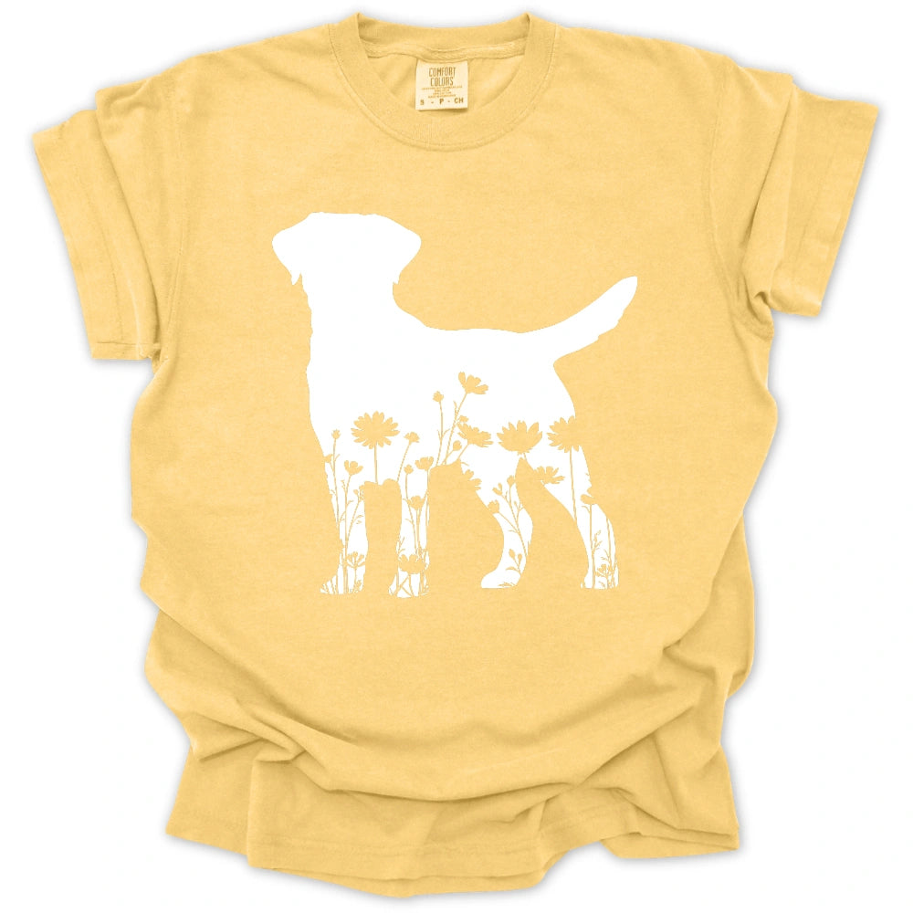 Wildflower Dog T-shirt