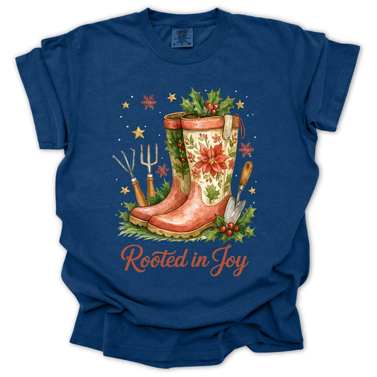Christmas Gardening Boots T-Shirt