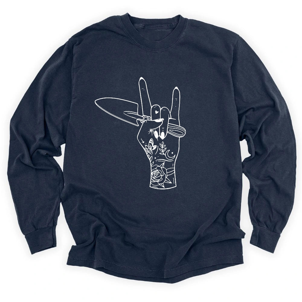 Gardening Rock Long Sleeve T-shirt