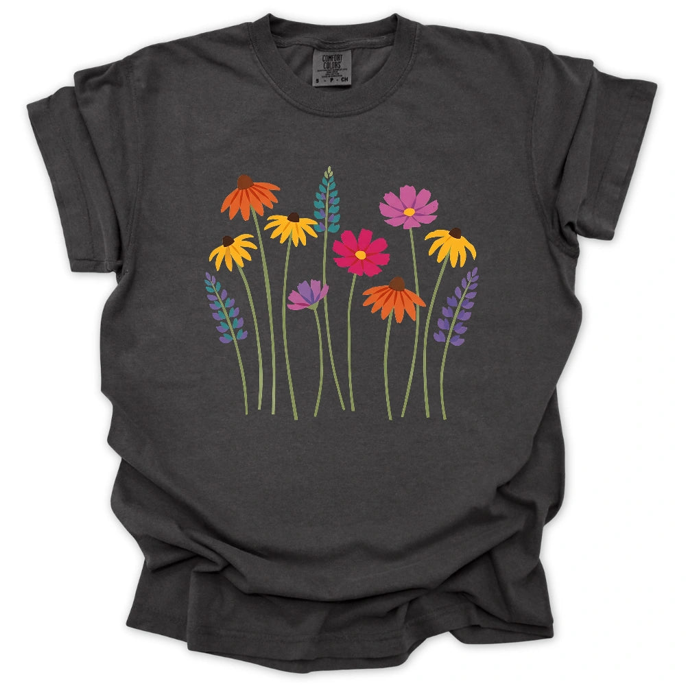 Artistic Wildflower T-shirt