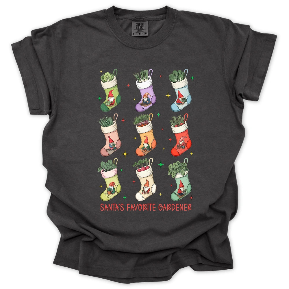 Santa's Favorite Gardener T-Shirt