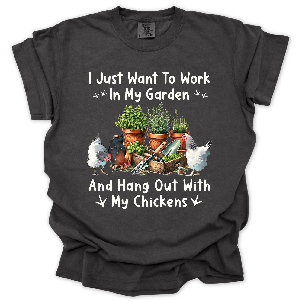 Garden & Chickens T-Shirt