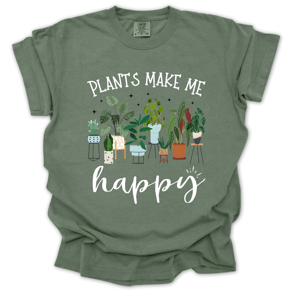 Plants Make Me Happy T-Shirt