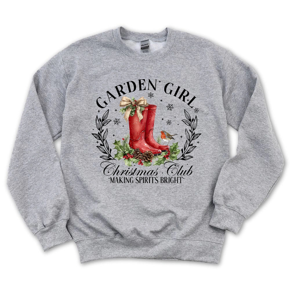 Garden Girl Christmas Club Sweatshirt