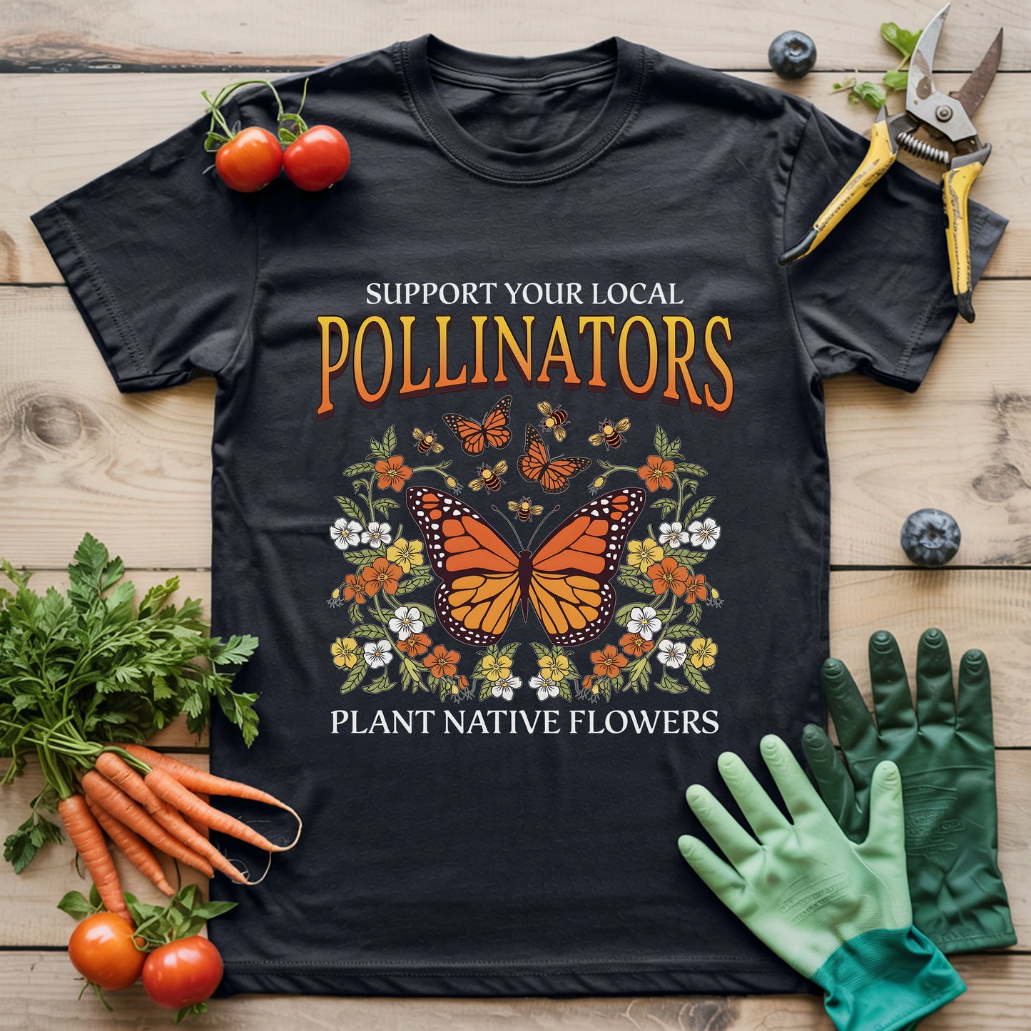 Support Your Local Pollinators T-Shirt