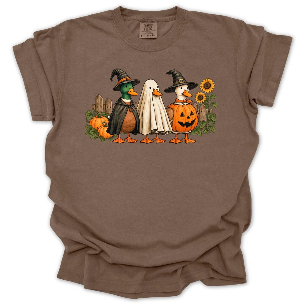 Spooky Garden Ducks T-shirt