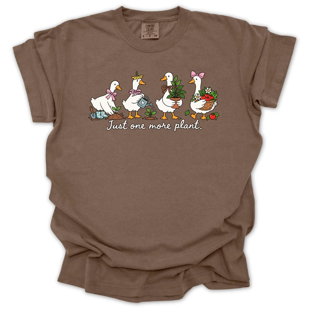 Just One More Plant Gardening Ducks T-shirt