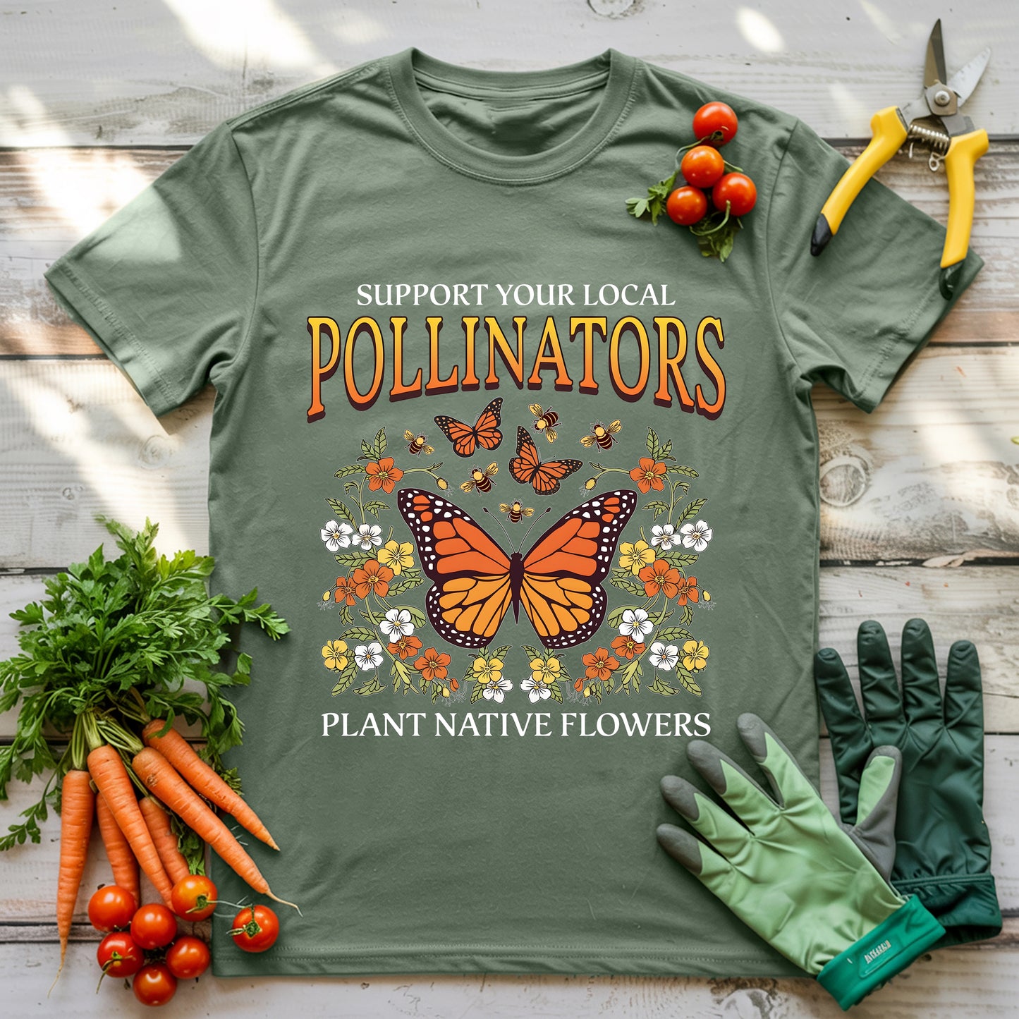 Support Your Local Pollinators T-Shirt