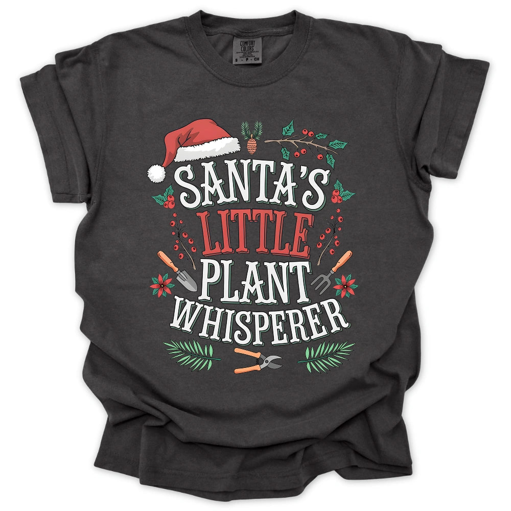 Santa's Little Plant Whisperer T-Shirt