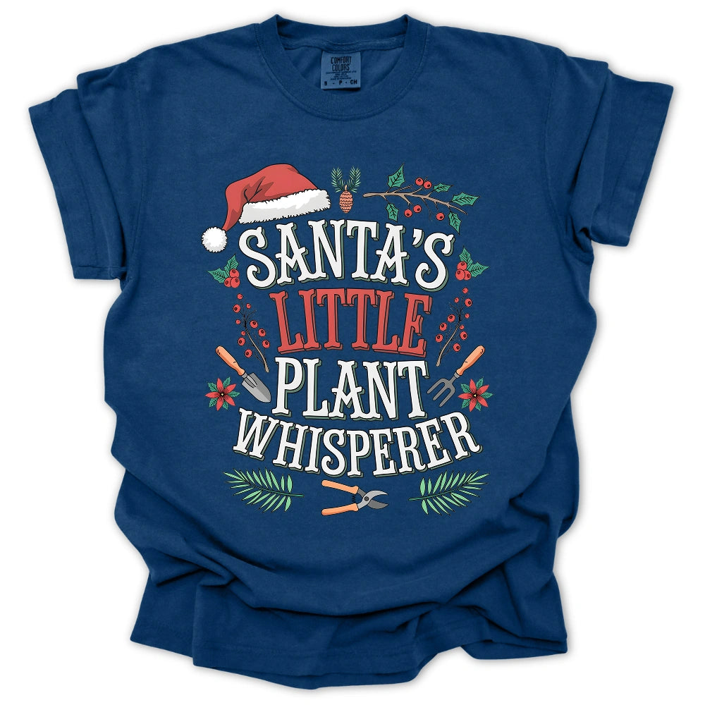 Santa's Little Plant Whisperer T-Shirt