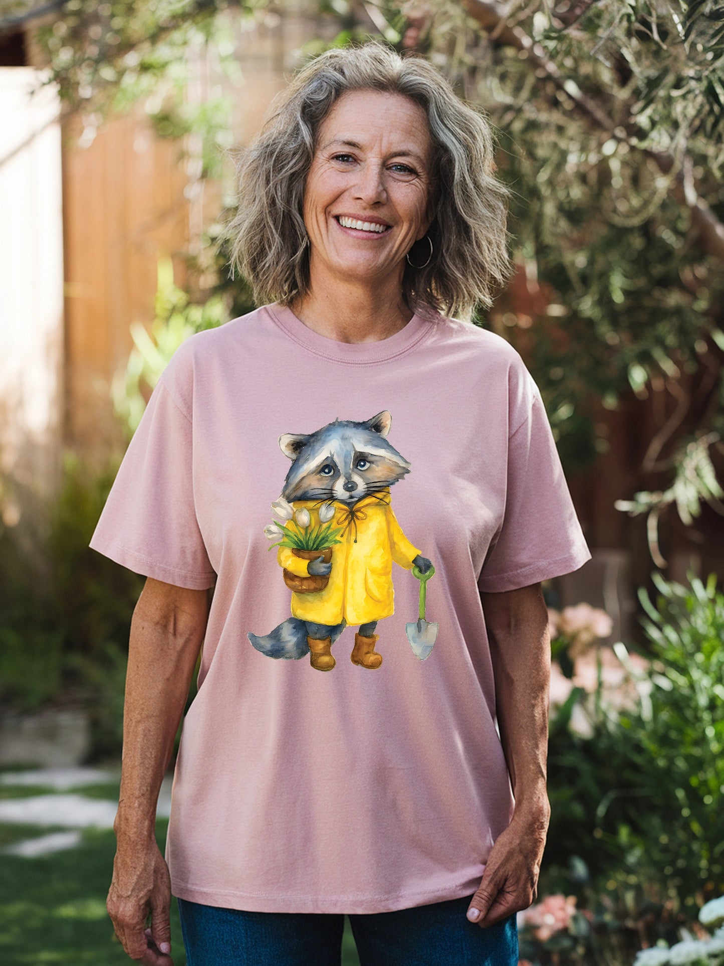 Raccoon Gardener T-shirt