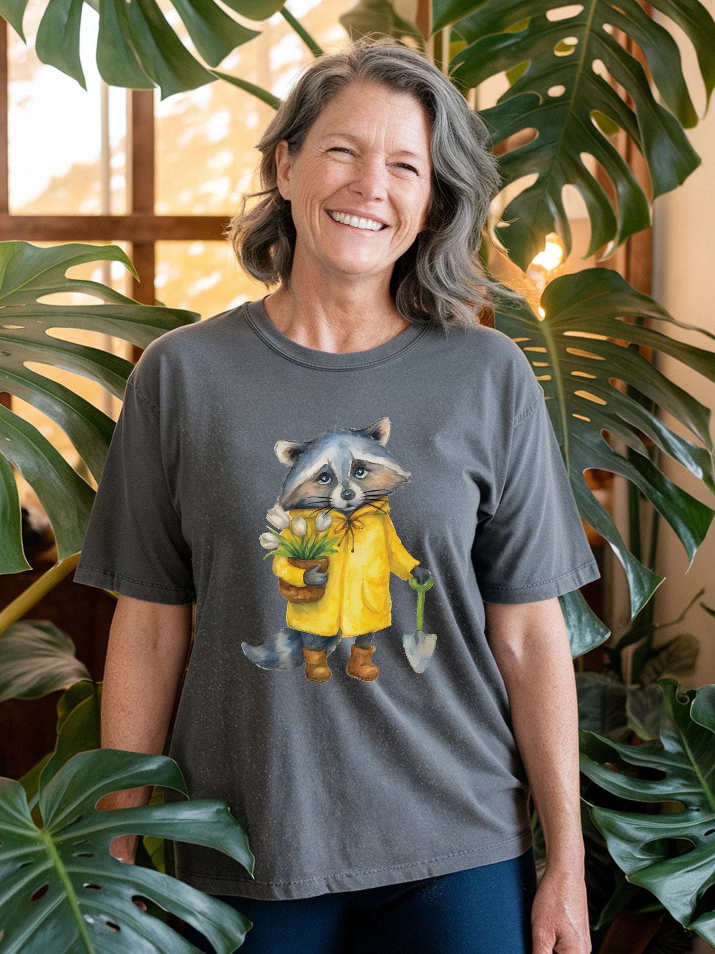 Raccoon Gardener T-shirt