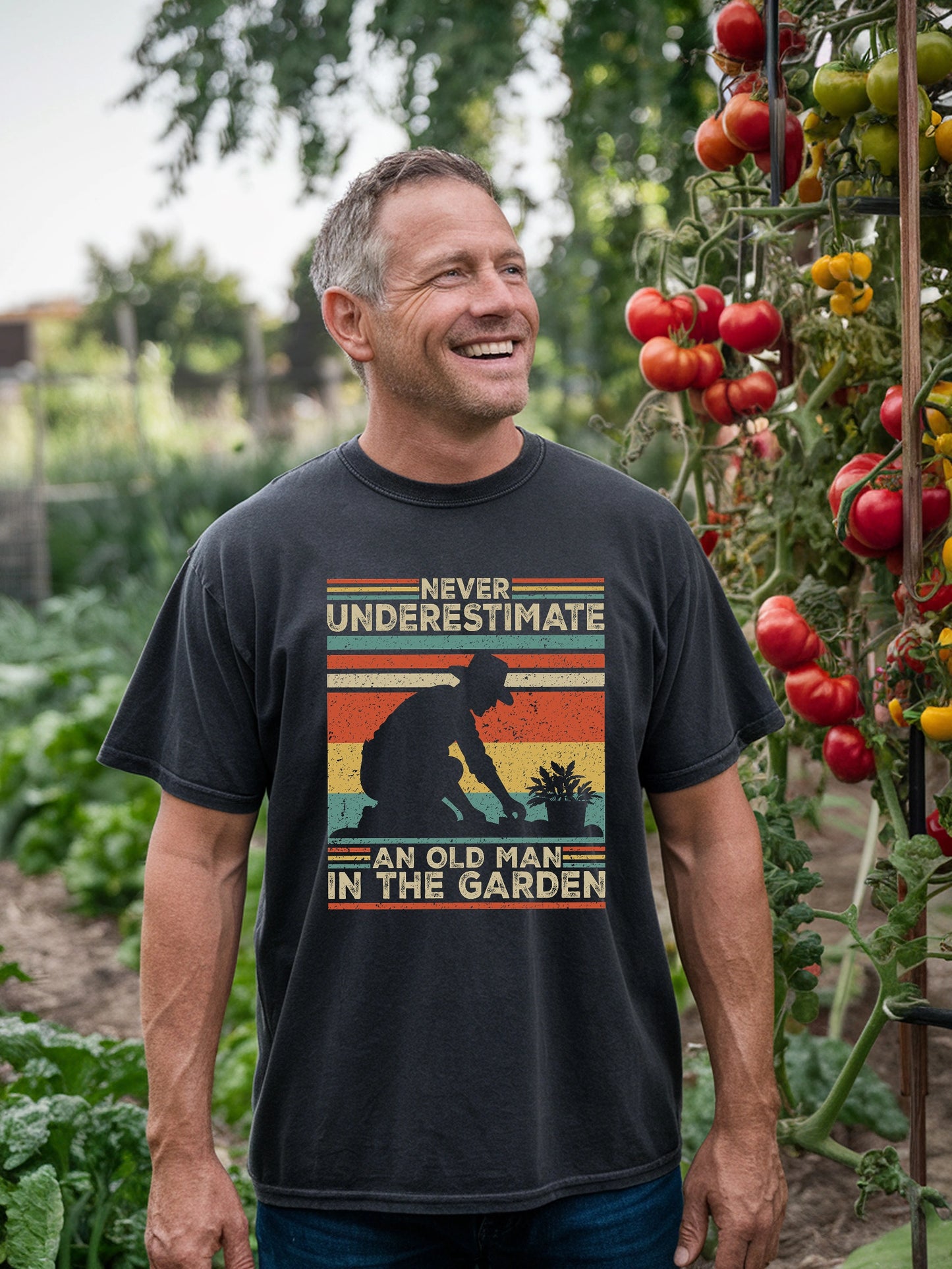 Old Man In The Garden T-Shirt