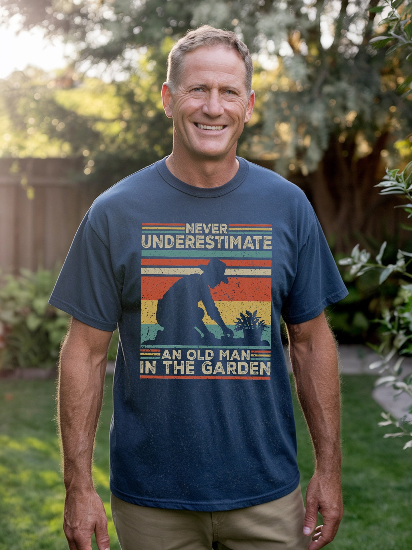 Old Man In The Garden T-Shirt