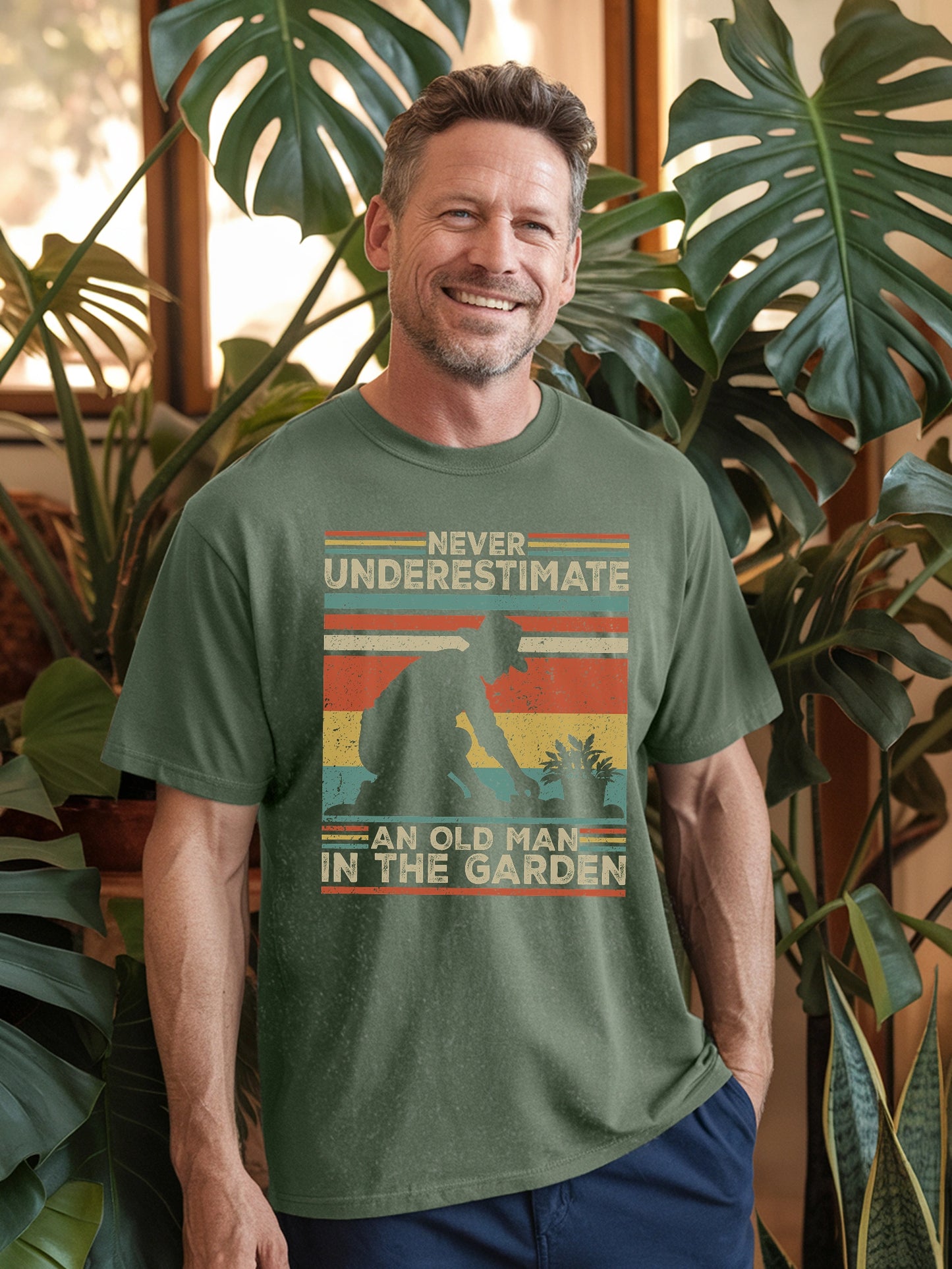 Old Man In The Garden T-Shirt