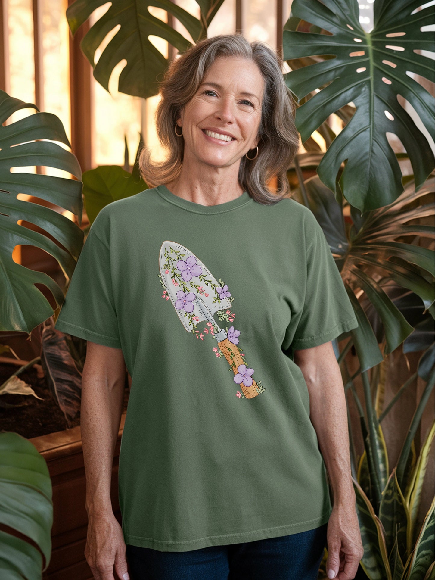 Floral Trowel T-shirt