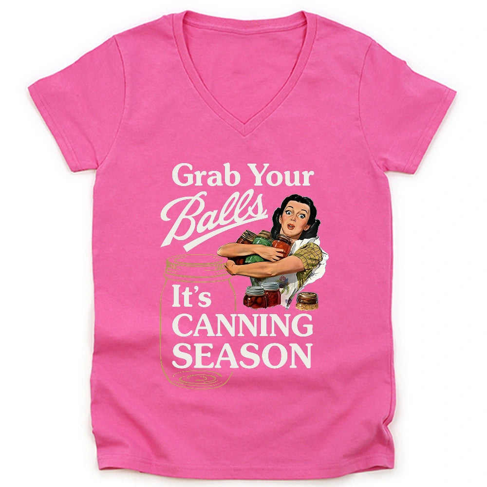 Grab Your Balls Lady V-neck