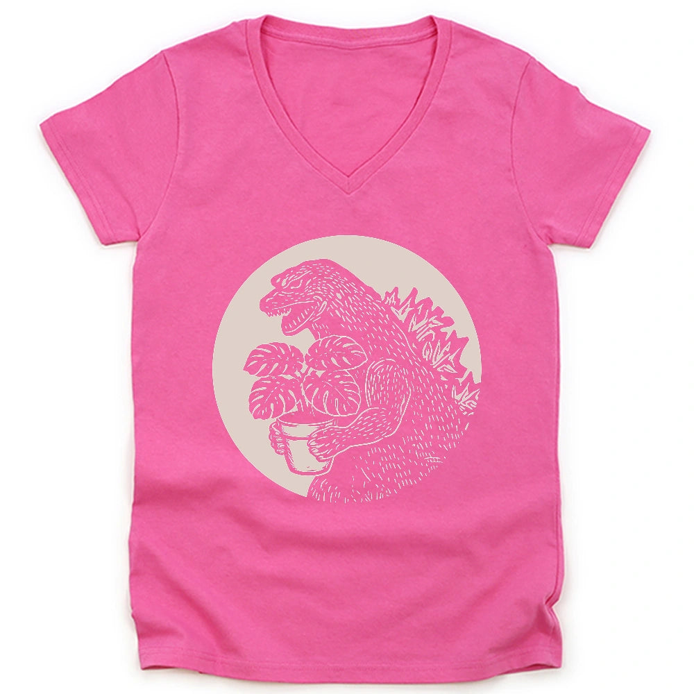 Monsterazilla Lady V-neck
