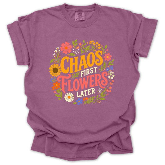 Chaos Flowers T-shirt