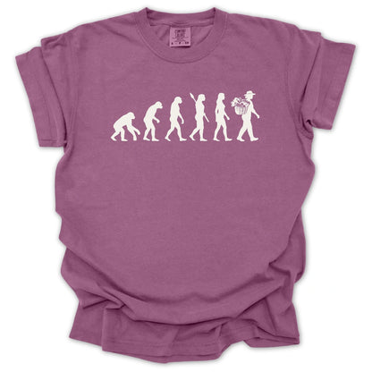 Evolution of the Homestead Woman T-Shirt