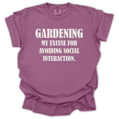 Excuse to Avoid Social Interaction T-Shirt