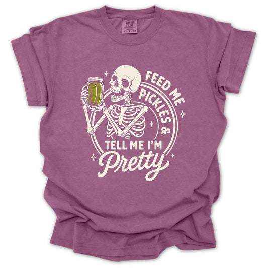 Feed Me Pickles Skeleton T-shirt