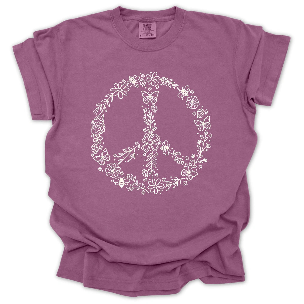 Peace For Pollinators T-shirt