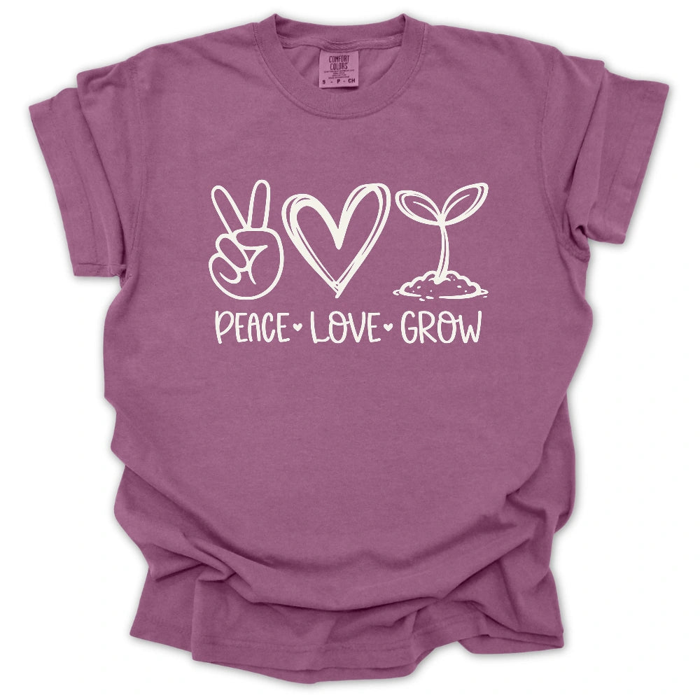 Peace Love Grow T-Shirt