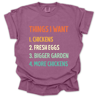 Things I Want T-Shirt