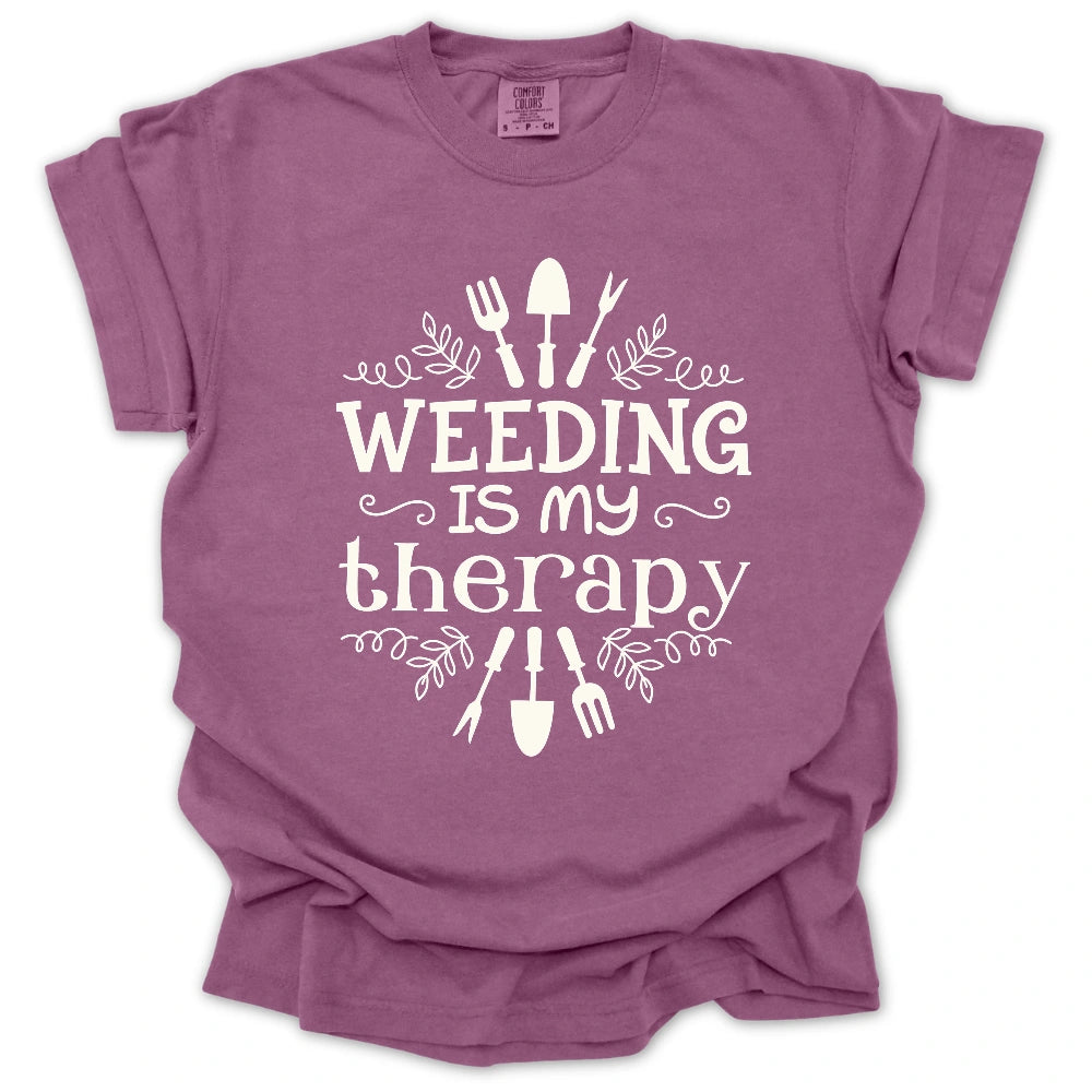 Weeding Is My Therapy T-shirt