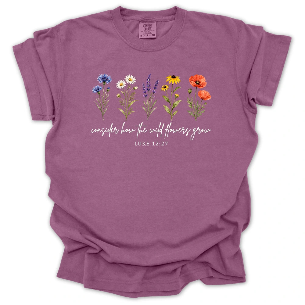 Where Wildflowers Grow T-shirt
