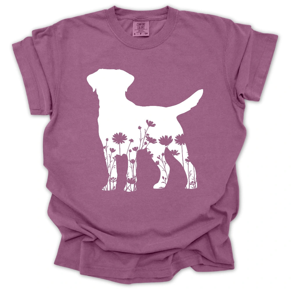 Wildflower Dog T-shirt