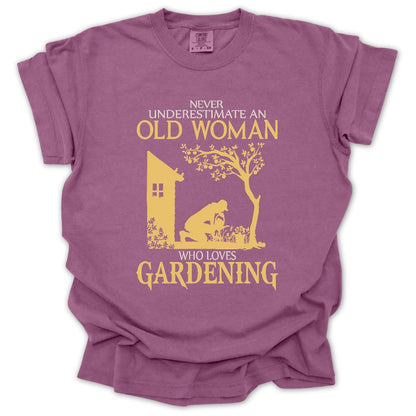 Never Underestimate An Old Woman T-Shirt