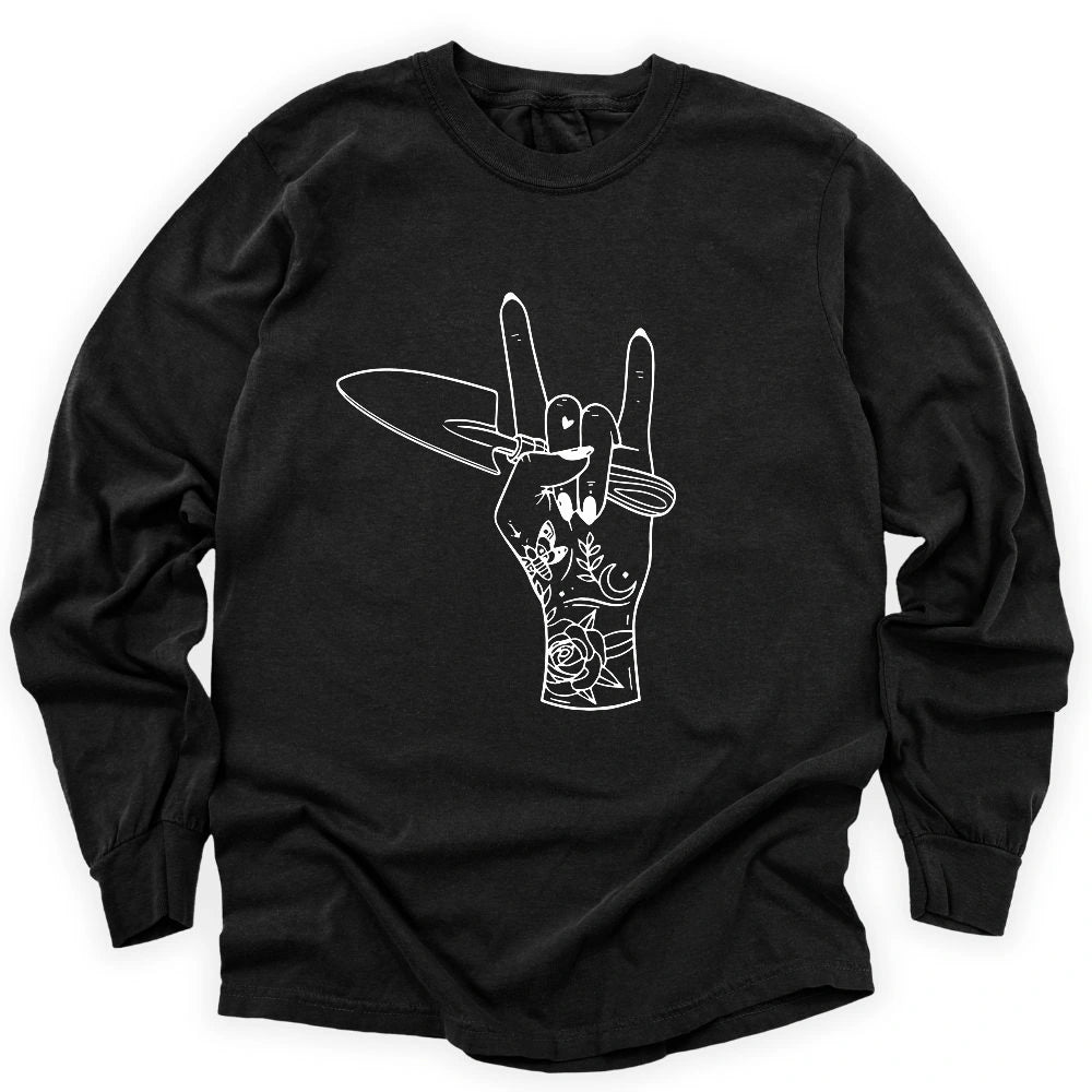 Gardening Rock Long Sleeve T-shirt