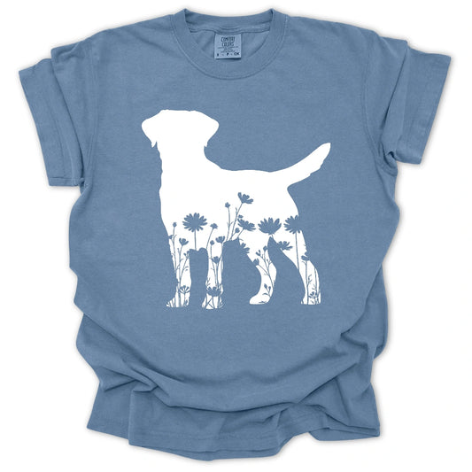 Wildflower Dog T-shirt