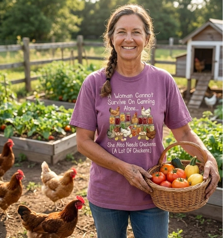 Canning & Chickens Lover T-Shirt